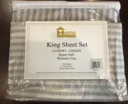Home American Collection Premium 4-Piece Printed Sheet Set - Wrinkle Free LUXURY
