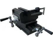 6" Drill Press Vise 2 Way X-Y Cross Slide Jaw Width Metal Milling Clamp Bench