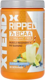 Xtend XTEND Ripped BCAA Powder Blueberry Lemonade - Cutting Formula + Sugar Free