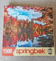 Springbok 1500 Pieces *AUTUMN LAKE* 2023 #33-15522 --28.75" X 36" AGE 12+