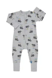 Bonds Baby Long Sleeve Zip Zippy Wondersuit Romper size 0000 Island Vibes Palm