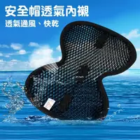 在飛比找momo購物網優惠-【樂適多】立體蜂巢安全帽隔熱透氣內襯 2片組 MO7007(