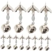 20pcs Metal Fishing Rod Alarm Bells for Sea Fishing Tackle Bait Alert Indicator Fishing Supplies Clips