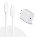 Universal 20W PD Power Adapter USB-C Cable f Samsung Galaxy Z Flip 3 5G SM-F711U