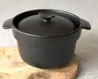 Donabe Japanese Microwave Rice Clay Pot Quick & Easy Cooker 3 cups, 3-go Fluffy