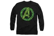 Avengers Unisex Adult Logo Shamrock St Patricks Day T-Shirt (Black) - UTTV14813