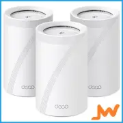 TP-Link Deco BE65 BE11000 Whole Home Mesh Wi-Fi 7 Router - 3 Pack