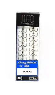 Duo Treble Hook SW Heavy Duty Size 8 , 17/pack (6407)