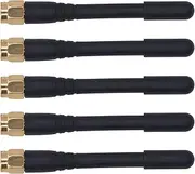 5PCS Antenna, Dual Frequency Omnidirectional Waterproof Antenna SMA Male 3DBi Gain, for Wireless Meter Reading Systems, Drones, Security Alarms