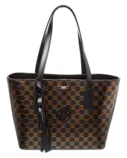 Valentino by Mario Valentino Prince Monogram Leather Tote