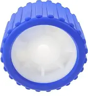 Boat Trailer Roller Inch Ribbed Wobble Wheel Replacement for Trailer Sturdy PVC Boat Roller Wheel Easy Installation