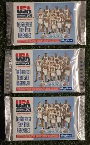 3 Skybox 1992 USA Basketball Greatest Team Ever Packs Factory Sealed - Jordan?