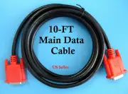 10' MAIN DATA CABLE For Snap-On Scanner OBD2 OBD1 Adapter MT2500 SOLUS MODIS