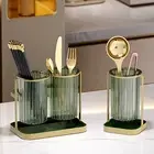 Tableware Rack Great Stickiness Keep Neat Punch-free Tableware Rack Nordic Style