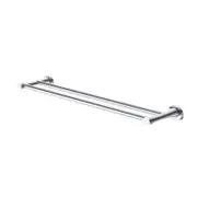 Caroma 600mm Polished Chrome Acacia Double Towel Rail