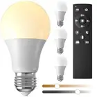 4 Bulbs + Remote Control for - Floor Bulbs for Living Room - 3 Lights Mode Ta...