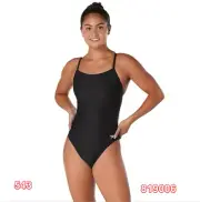 Speedo Powerflex - Flyback Solid One Piece Female Training Swimsuit Swimwear 12