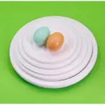 DISPOSABLE PLATES WHITE 7 INCH PLASTIC PLATE 100PCS PER PA