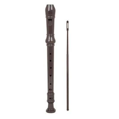 8 Hole Flute with Rod Soprano Recorder Clarinet Woodwind Instruments