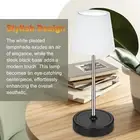 LED Table Lamp Retractable Touch Control Height Adjustable Desk Light With Wh AA