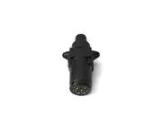 Elinz Trailer Plug 7 PIN Small Round Plastic Connector Adaptor Socket Car Caravan Boat