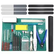 Professional 33 PCS Model Tools Kit Modeler Basic Tools Craft Set Hobby Build...