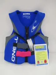 O'NEILL REACTOR FZ USCG LIFE VEST ADULT SMALL PACIFIC BLUE 4720 MARINE BOAT