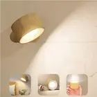 Rechargeable Wall Light Reading Lamp LED Portable Wall Sconce Wall Mounted Wood