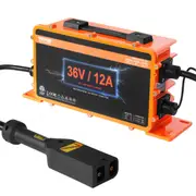 12 AMP Golf Cart Smart Battery Charger for EZGO D-Style IP67 ETL