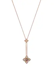 Roberto Coin 18K Rose Gold Venetian Princess Carnival Multi Gemstone & Diamond Lariat Necklace, 16-17