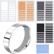 Chuangdi 8 Sheet/ 152 Pcs Ring Size Adjuster for Loose Ring Invisible Ring Sizer