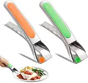 Package Includes: You Will Receive 2 Pieces Non-Slip Handle Oven Tongs Plate Gripper for hot Dishes, Bowl Gripper
