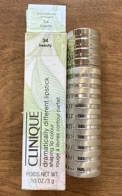 Clinique Dramatically Different Lipstick Shaping Lip Color Shade 34 .10oz A94