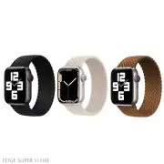 Solo Braided Loop Strap Brown Beige for Apple Watch 6 SE 5 4 3 2 1 Elastic Band