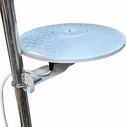 HELIO-MOBIL Omnidirectional Amplified Digital HD TV Aerial Antenna 33dB High Gain Booster. Freeview UHF FM DAB. 12V / 24V ideal for Motorhome HGV Truck Caravan Boat Camping by Unispectra®