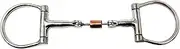 Horse Stainless Steel Hinged Copper Roller Mouth D-Ring Snaffle Bit 35321v