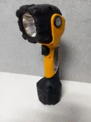 Energizer Hard Case Work Flashlight Yellow Belt Hook (Takes AA Batteries)
