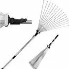 Telescopic Rake Garden Grass Leaf Rake 165cm Extendable Garden Metal Hand Tool