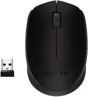 Logitech M171 Wireless Mouse, 2.4 GHz with USB Mini Receiver, Optical Tracking,