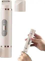 Nankoyal Razors for Women Electric | Face Shaver for Bikini Area - Double Head Bikini Razor for Leg Face Underarm, Small Pubic Hair Trimmer