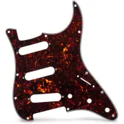 AxLabs Hardware Strat-style 11-Hole Blank Pickguard - Brown Tortoise