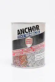 Anchor Shield Anti Rust Metal Protection Paint Primer, Grey, 1 Litre
