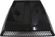 Car Air Intake Air intake decorative air vents bonnet car bonnet grille bonnet Car Decorative Intake Scoop(Black)