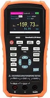 Handheld LCR Meter Digital Bridge Capacitance Inductance Resistance Multimeter Tester ESR Calibration with USB Super Capacitor Used in Product R&D, Component Incoming Inspecti(4082 Bridge Meter)