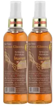 Hair Tonic Korean Ginseng Extract Super Fast Growth Anti Loss Treatment 120mlx2