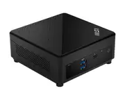 MSI Cubi 5 12M-009BAU Barebone Mini PC. i3-1215U/1x M.2/1x 2.5"/2x DDR4/1x USB 3.2 Gen 2 Type A/1x Thunderbolt 4 (USB Type C port)/2x RJ45/Wireless/BT/1x HDMI/1x DP/Black/ 3Yr