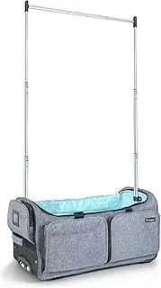 Mavii Garment Rack Duffel-Wheeled 28 Inch Collapsible Bag, Travel Costume Rack Rolling Upright Luggage, Color Options, Grey, One Size, Mavii Costume Rack Duffel - Wheeled 28 Inch Collapsible Bag