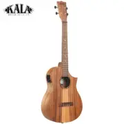 Kala Teak Tri-Top Cutaway Baritone Acoustic Electric Ukulele KA-TK-B-CE
