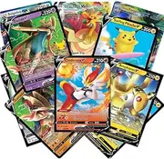 Pokemon Cards - 50 Card Assorted Lot with Guaranteed V Pokemon