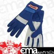 Simpson SI21100xLBL Posigrip Driving GlOves SFI Nomex/Leather Size x-Large Blue